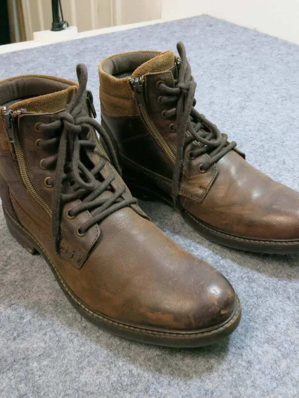 Aldo Leather Chukka Casual Dress Boots Shoes Men's Dress Stiefel Bottes 9.5 M